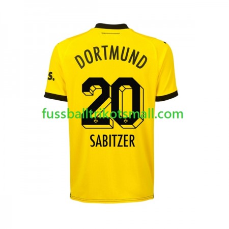 Fußballtrikots Borussia Dortmund Marcel Sabitzer 20 2023-2024 Kurzarm Heimtrikotsatz kaufen